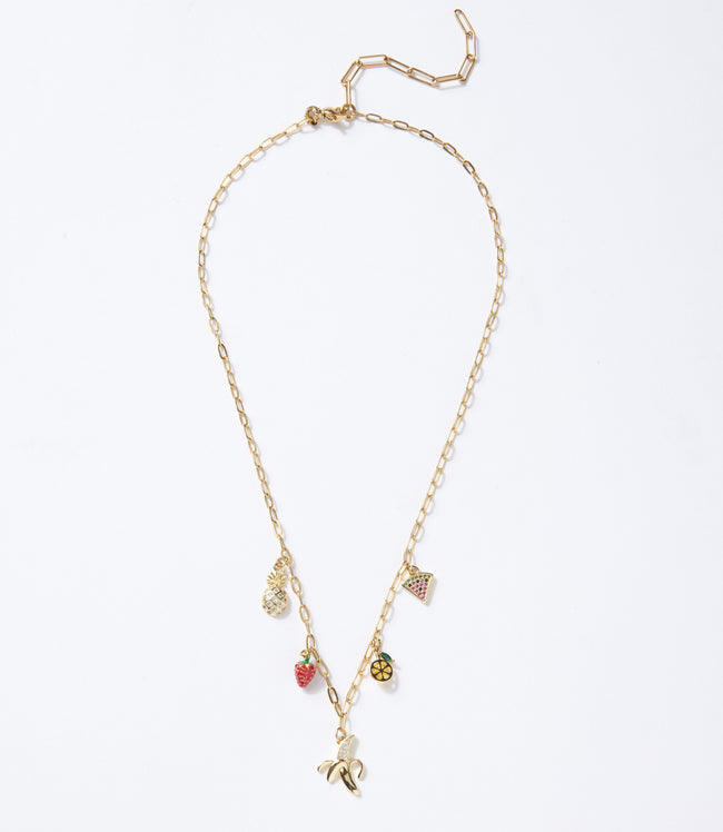 Karen Kane Gold Fruit Salad Charm Necklace Karen Kane