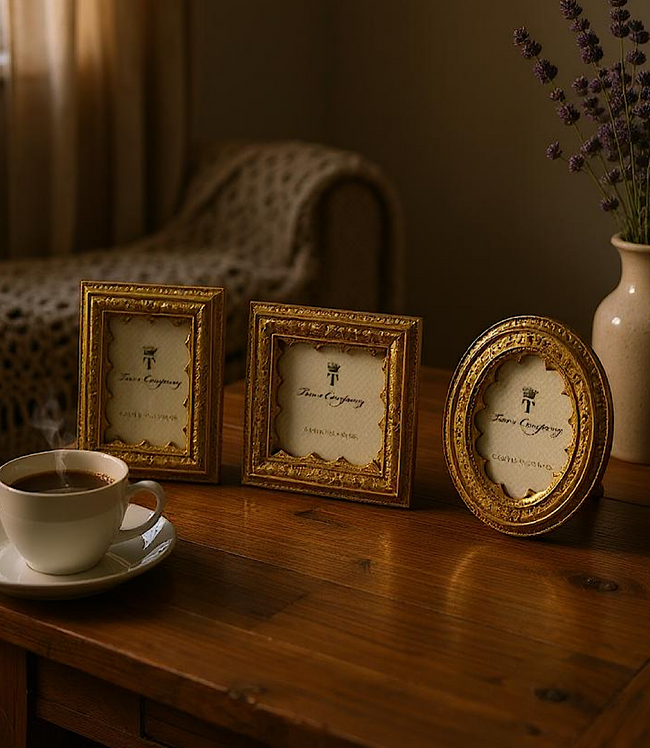 Karen Kane Gold Gold Picture Frames Set Of 3 Karen Kane