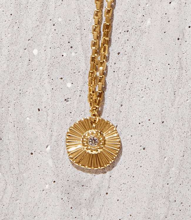 Karen Kane Gold Radiant Sun Pendant Necklace Karen Kane