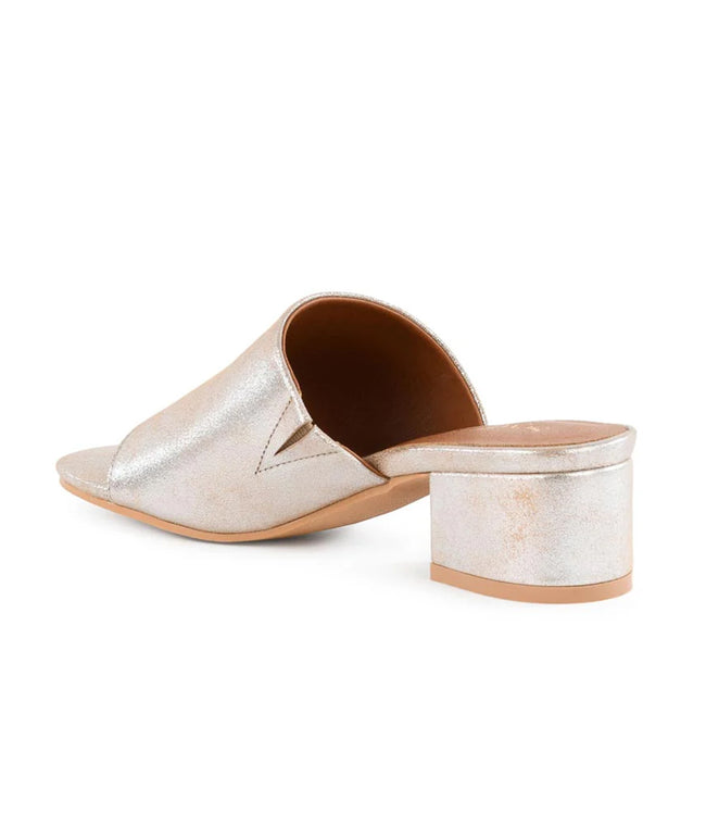 Karen Kane Gold Seychelles Pepper Mid Heel Sandals Karen Kane