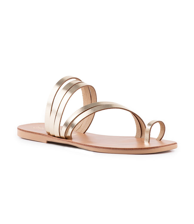 Karen Kane Gold Summer Rain Gladiator Sandals Karen Kane