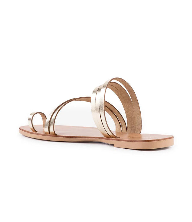 Karen Kane Gold Summer Rain Gladiator Sandals Karen Kane