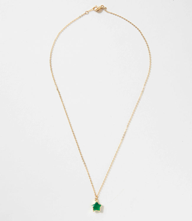 Karen Kane Green Green Onyx Star Necklace Karen Kane
