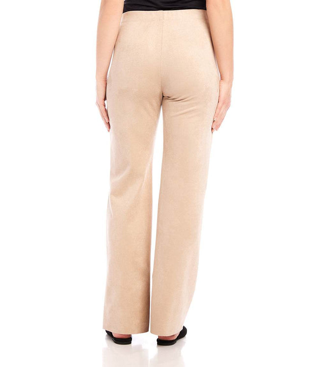 Karen Kane Almond Faux Suede Pants Karen Kane