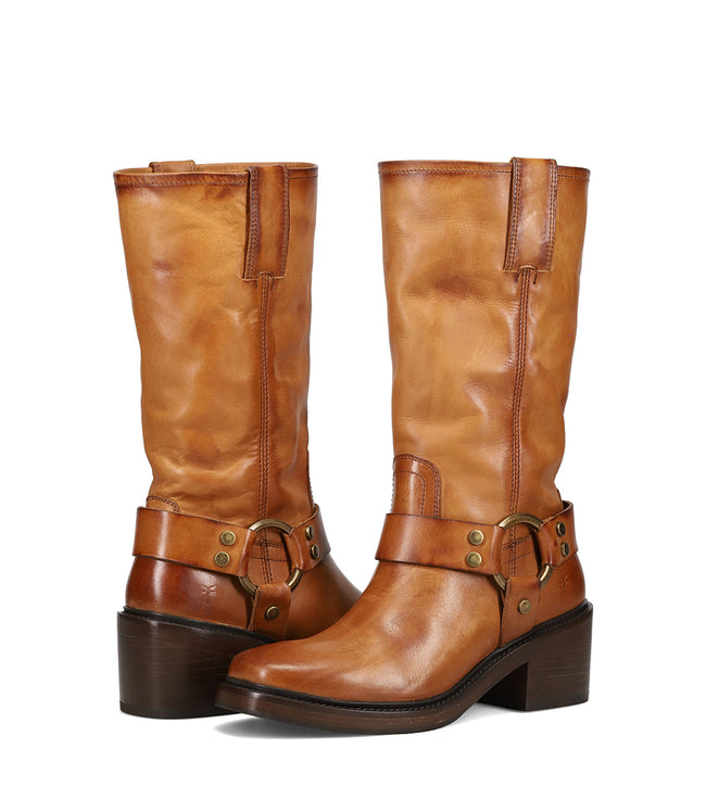 Karen Kane Bark Frye Kate Harness Boots Karen Kane