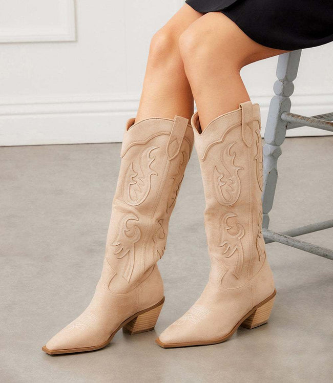Karen Kane Beige Billini Tulie Boots Karen Kane