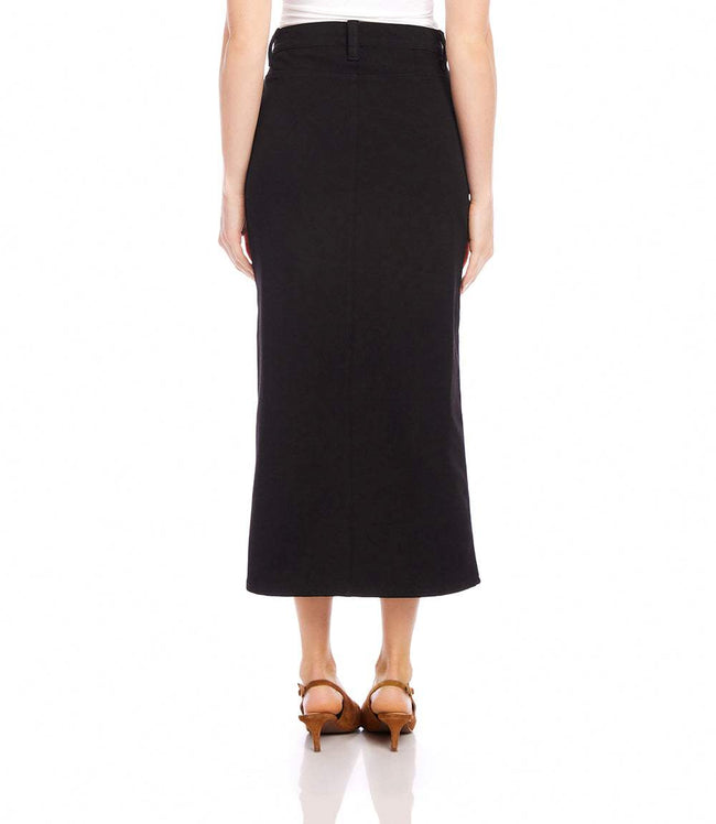 Karen Kane Black Chelsea Midi Skirt Karen Kane