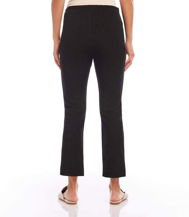 Karen Kane Black Cropped Pintuck Pants Karen Kane