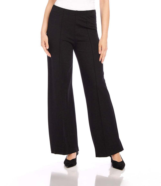 Karen Kane Black Luna Wide Leg Pants Karen Kane