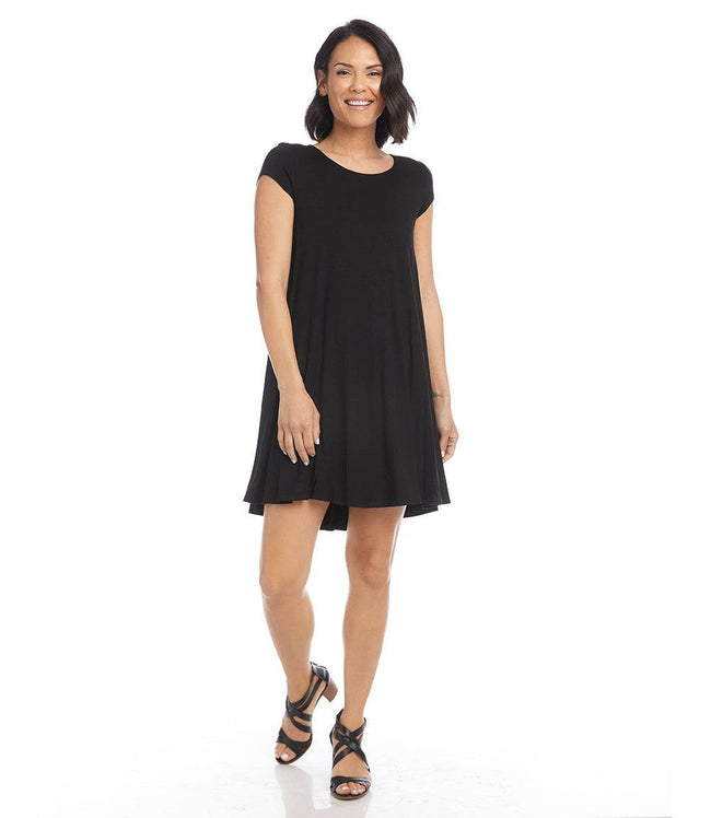 Karen Kane Black Maggie Trapeze Dress Karen Kane