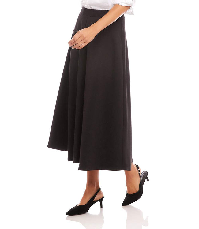 Karen Kane Black Midi Circle Skirt Karen Kane