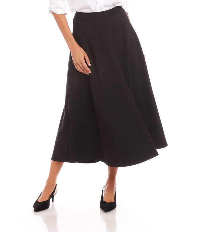 karen kane Black Midi Circle Skirt Karen Kane