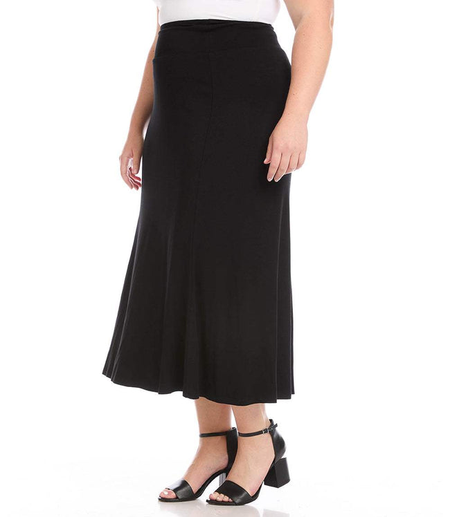 Karen Kane Black Plus Size Maxi Skirt Karen Kane