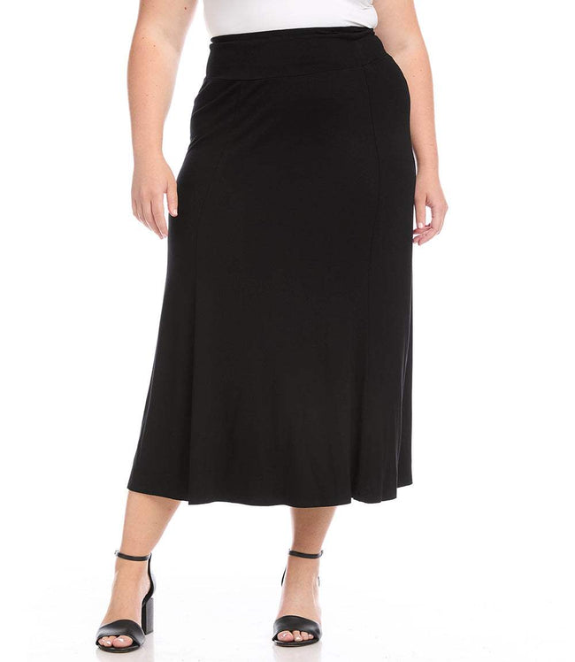 Karen Kane Black Plus Size Maxi Skirt Karen Kane