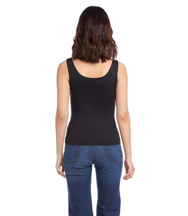Karen Kane Black Scoop Tank Karen Kane