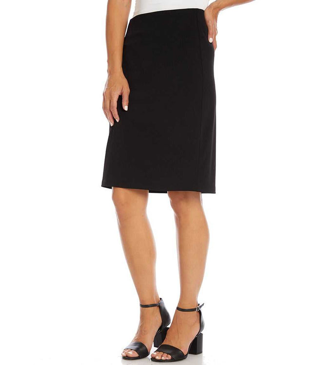 Karen Kane Black Travel Pencil Skirt Karen Kane