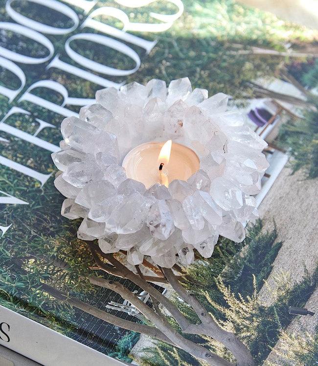 Karen Kane Clear Crystal Candleholder Karen Kane