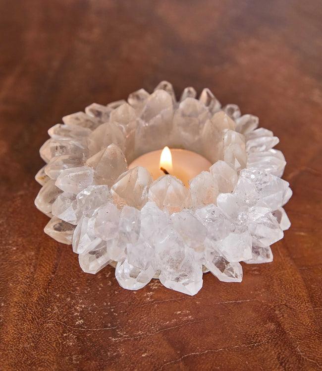 Karen Kane Clear Crystal Candleholder Karen Kane