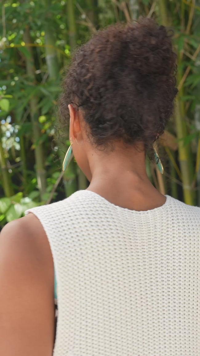 Karen Kane Cream Open Sweater Vest Karen Kane