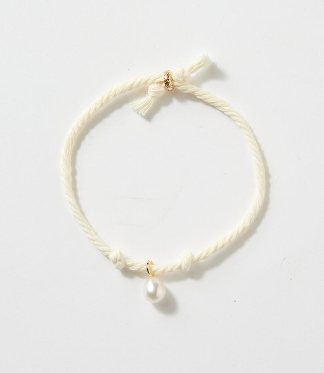 Karen Kane Cream Pearl Cord Bracelet Karen Kane