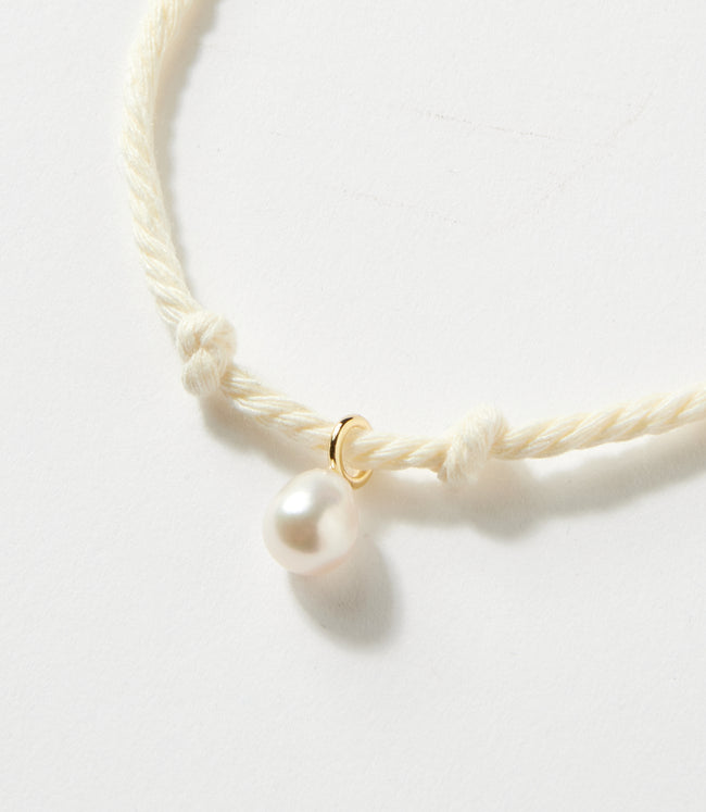 karen kane Cream Pearl Cord Bracelet Karen Kane