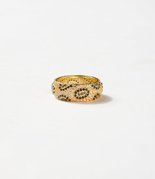 Karen Kane Gold Leopard Crystal Ring Karen Kane