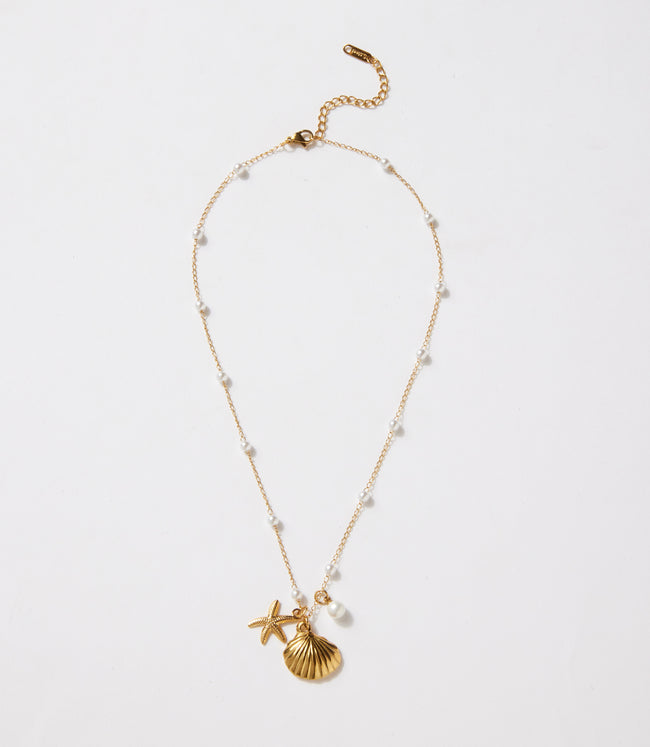 Karen Kane Gold Ocean Charm Necklace Karen Kane