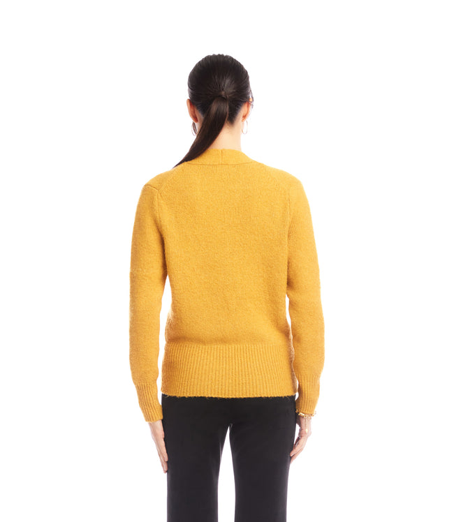 Karen Kane Gold Wrap Sweater Karen Kane