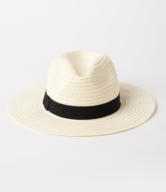 Karen Kane Ivory Straw Panama Hat Karen Kane