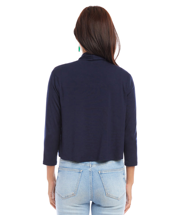 Karen Kane Navy Calli Cardigan Karen Kane