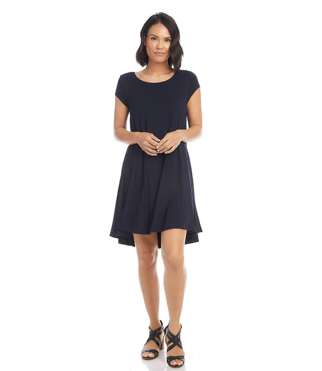 Karen Kane Navy Maggie Trapeze Dress Karen Kane