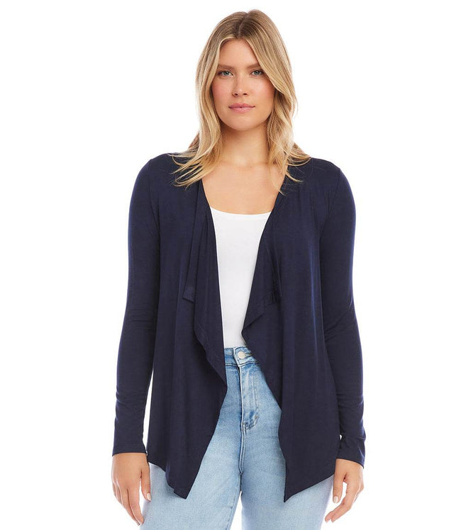 karen kane Navy Poppy Cardigan Karen Kane