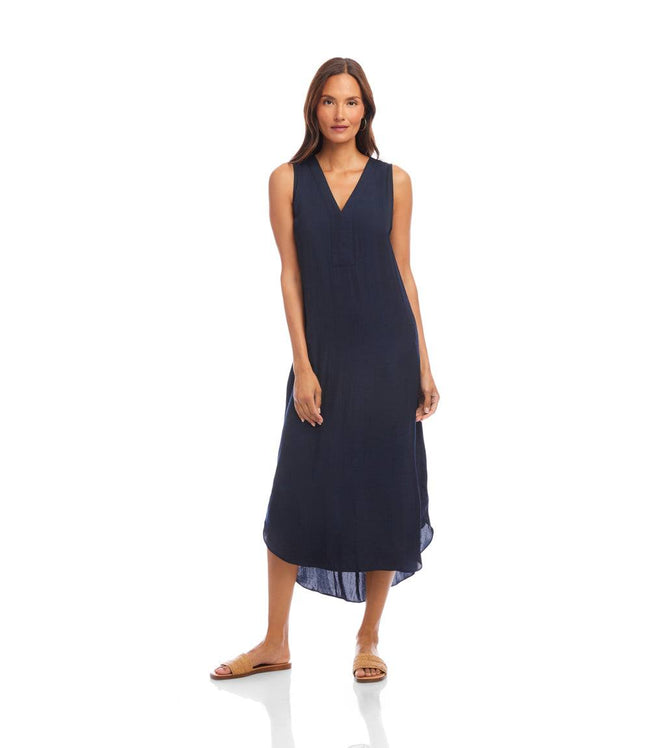 Karen Kane Navy Sleeveless Midi Dress Karen Kane