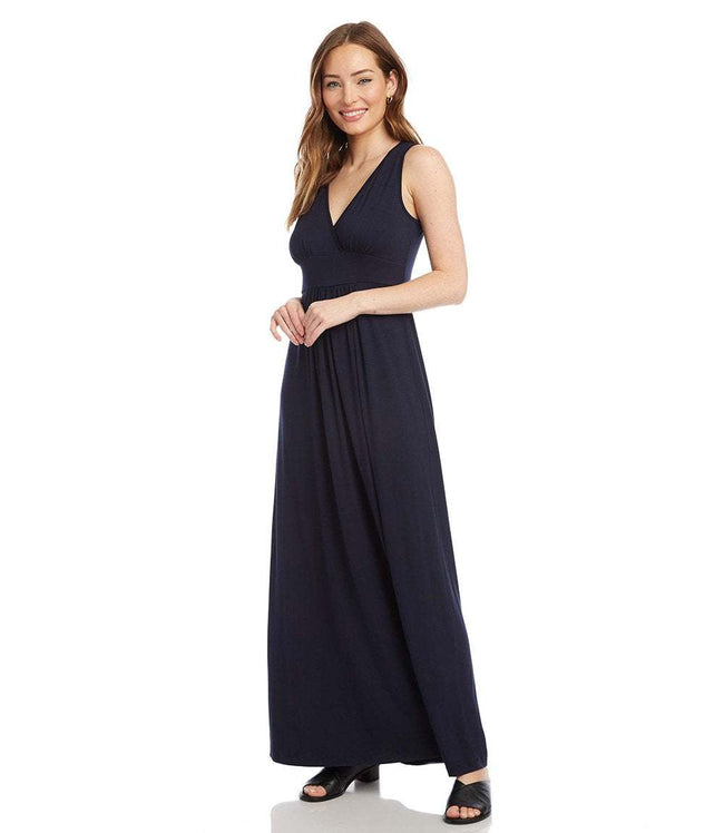 Karen Kane Navy V-Neck Maxi Dress Karen Kane