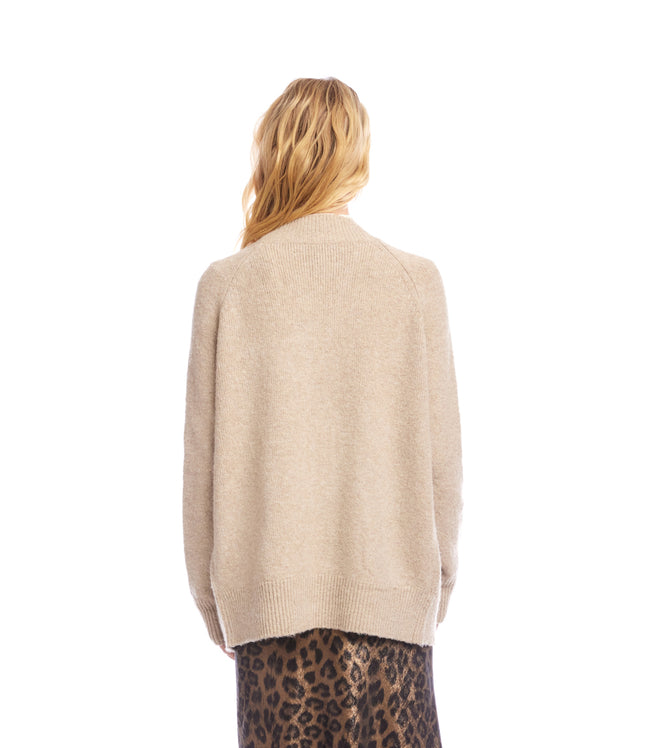 Karen Kane Oatmeal Cardigan Sweater Karen Kane