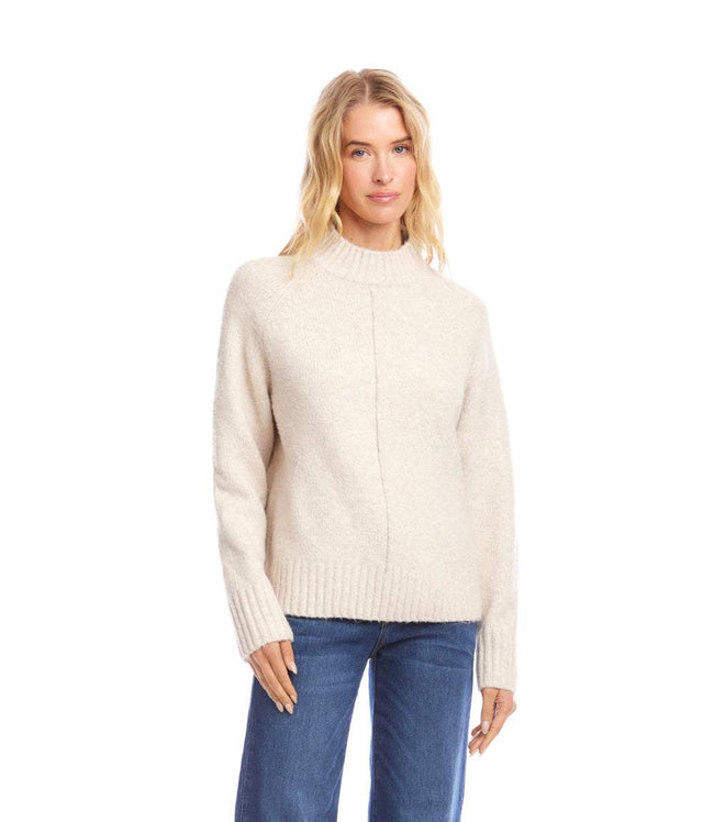 Karen Kane Oatmeal Turtleneck Sweater Karen Kane