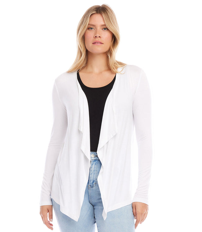 karen kane Off White Poppy Cardigan Karen Kane