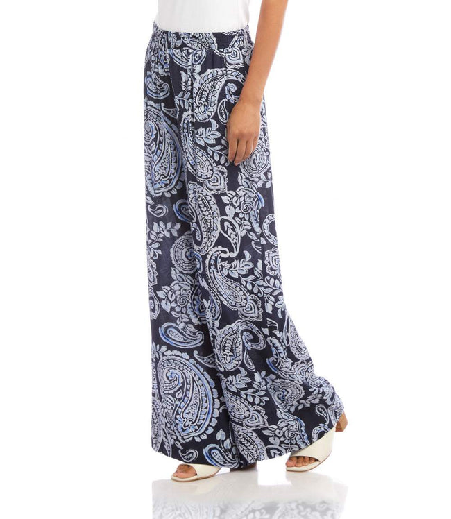 Karen Kane Paisley Wide-Leg Pants Karen Kane