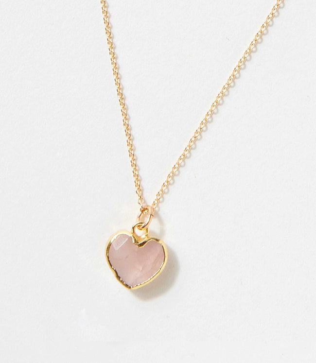 Karen Kane Pink Heart Charm Necklace Karen Kane