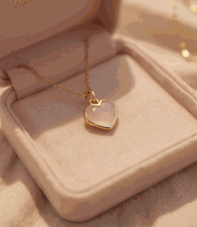 Karen Kane Pink Heart Charm Necklace Karen Kane