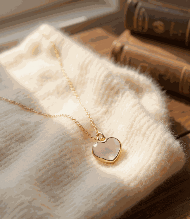 karen kane Pink Heart Charm Necklace Karen Kane