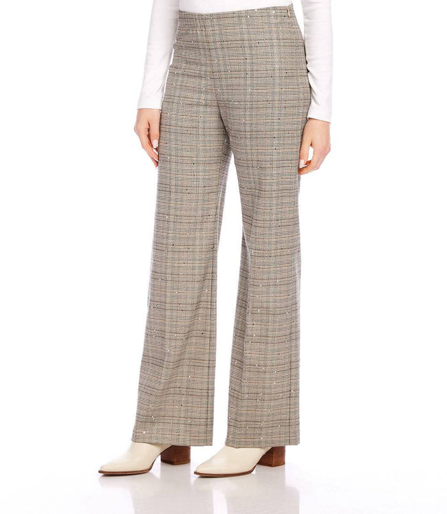 Karen Kane Plaid Sequin Plaid Pants Karen Kane