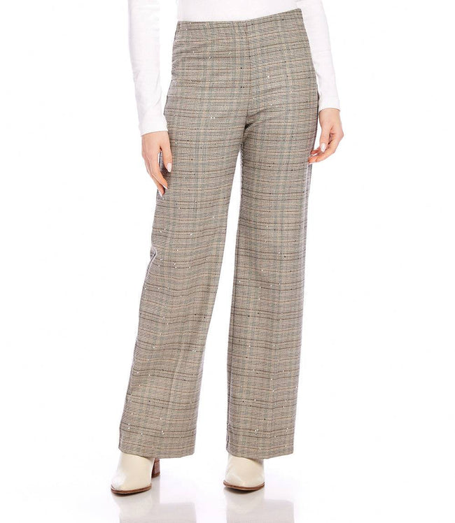 karen kane Plaid Sequin Plaid Pants Karen Kane