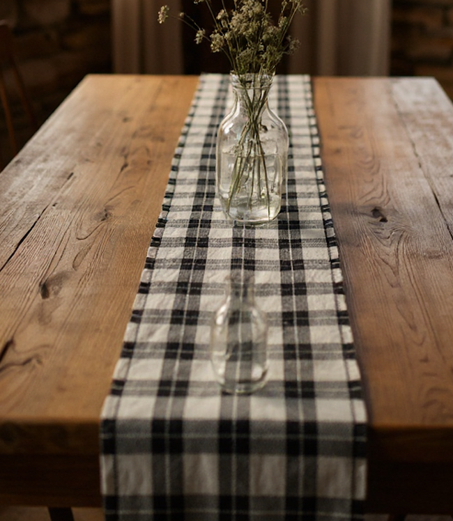 Karen Kane Plaid Table Runner Karen Kane
