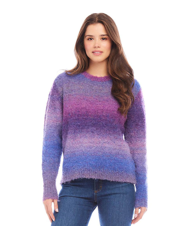 Karen Kane Plum Ombre Boucle Sweater Karen Kane