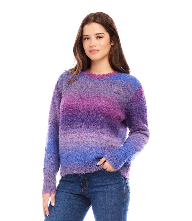 Karen Kane Plum Ombre Boucle Sweater Karen Kane