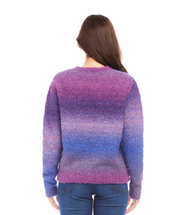 Karen Kane Plum Ombre Boucle Sweater Karen Kane
