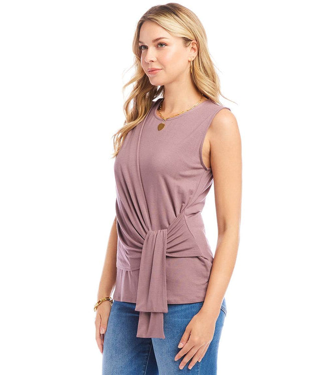 Karen Kane Plum Side Drape Top Karen Kane