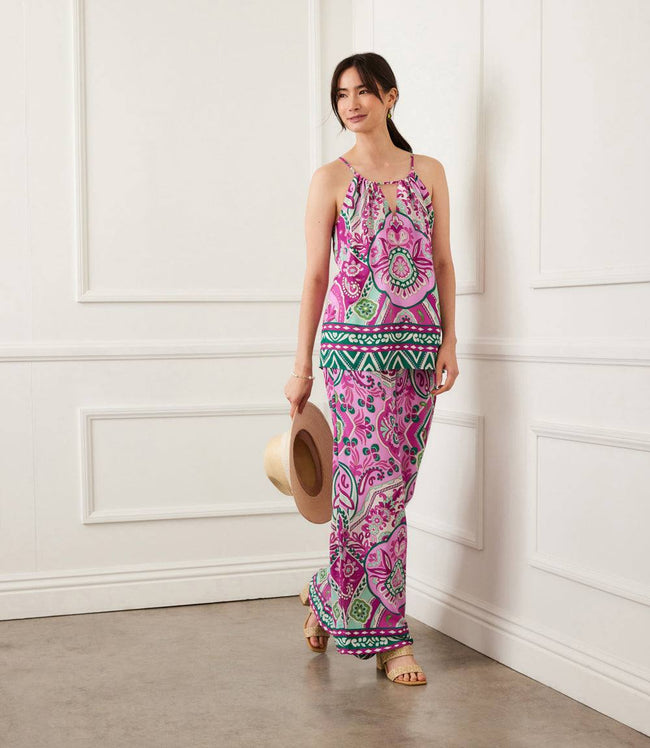 karen kane Print Keyhole Tank Karen Kane