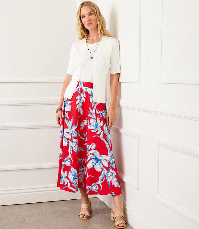 Karen Kane Print Midi Circle Skirt Karen Kane